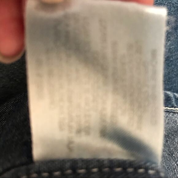 Holiday Denim Shirt Embroidered Snowman Y2K - Picture 9 of 9